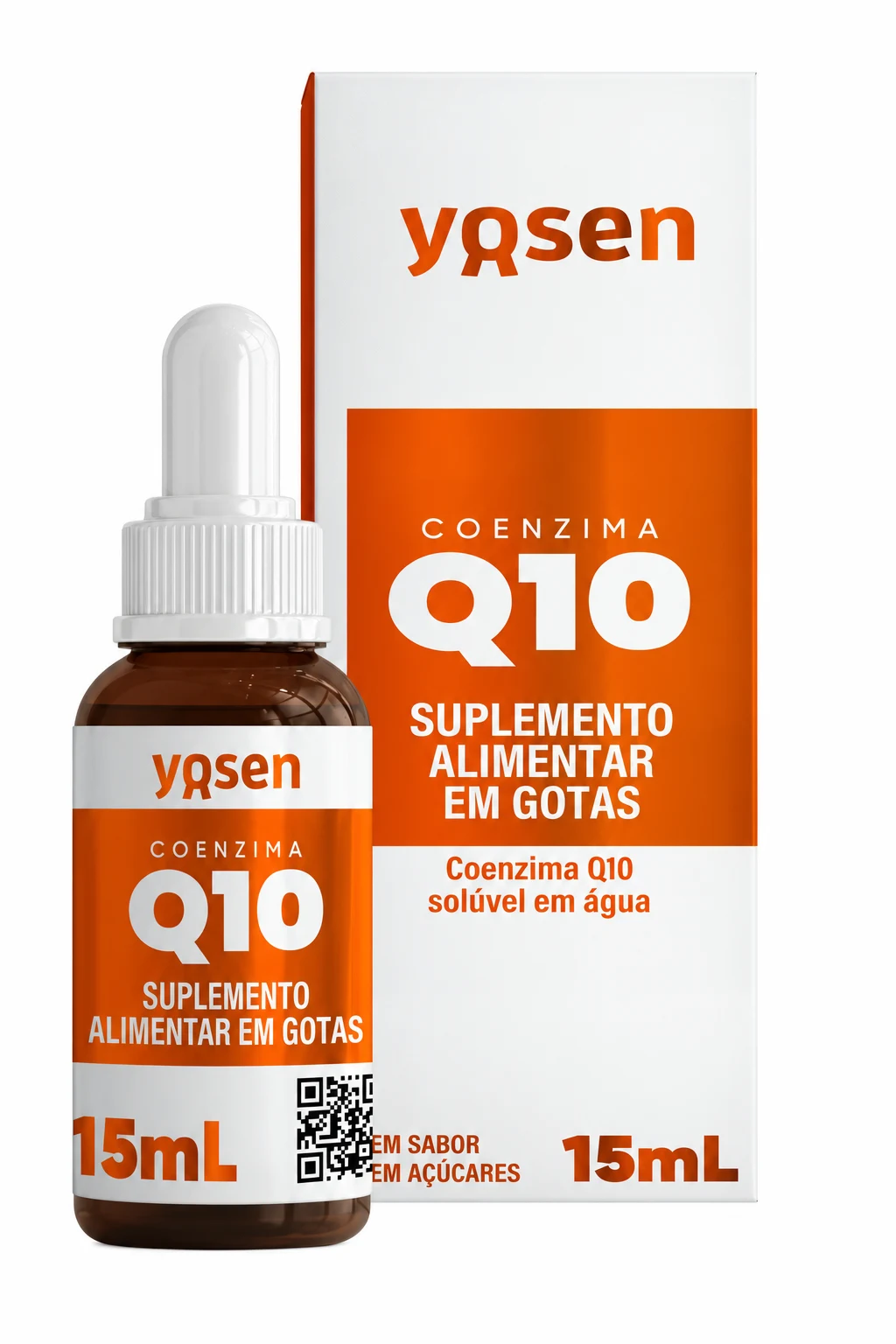 Coenzima Q10 da Yosen, suplemento em gotas